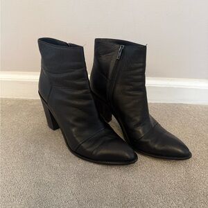 Vince Black Ankle Boots
